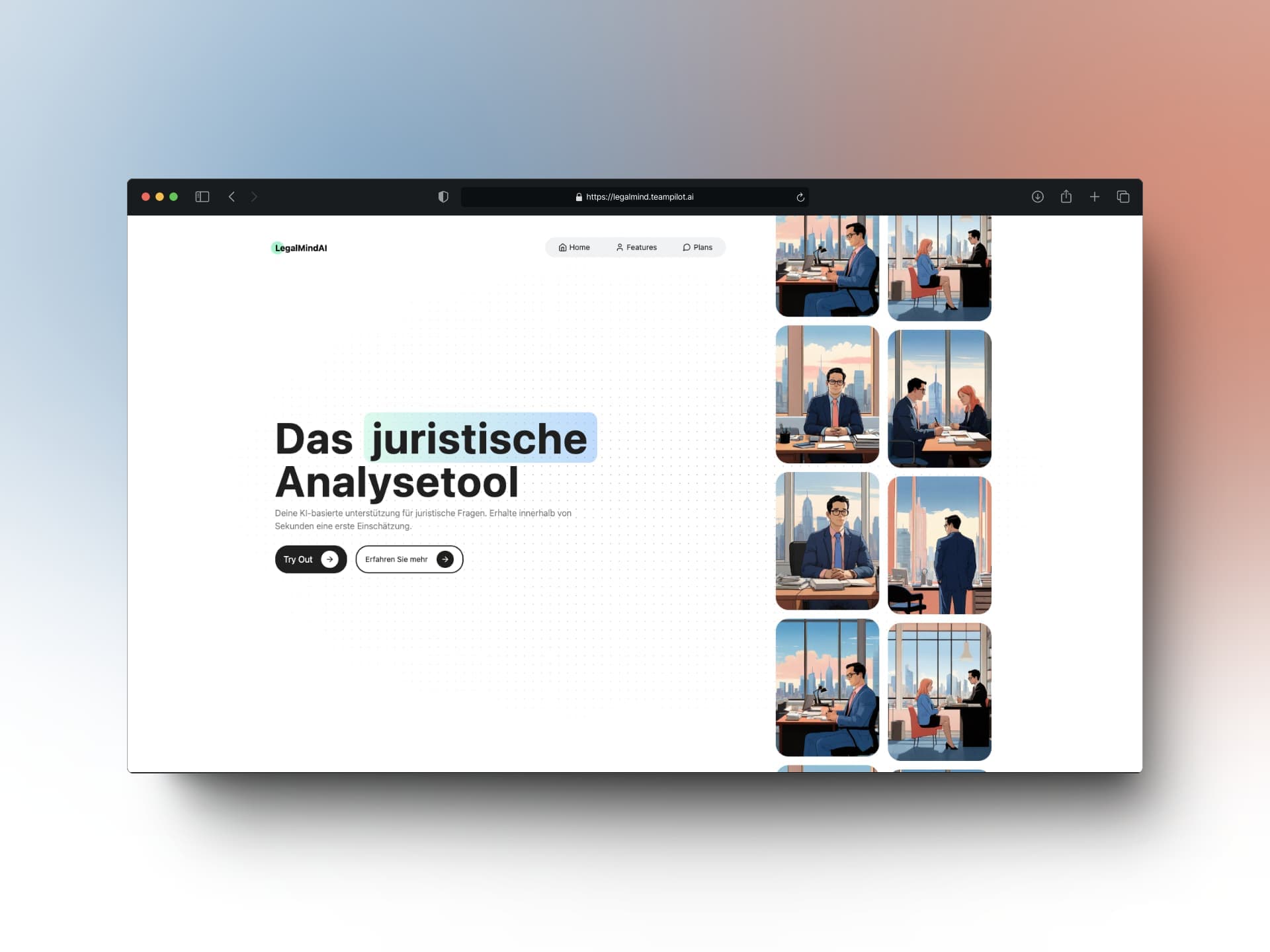 LegalMind AI screenshot